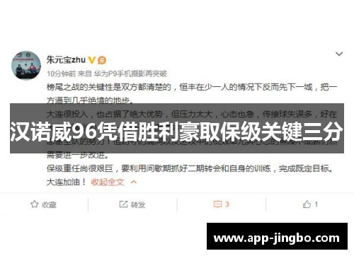 汉诺威96凭借胜利豪取保级关键三分
